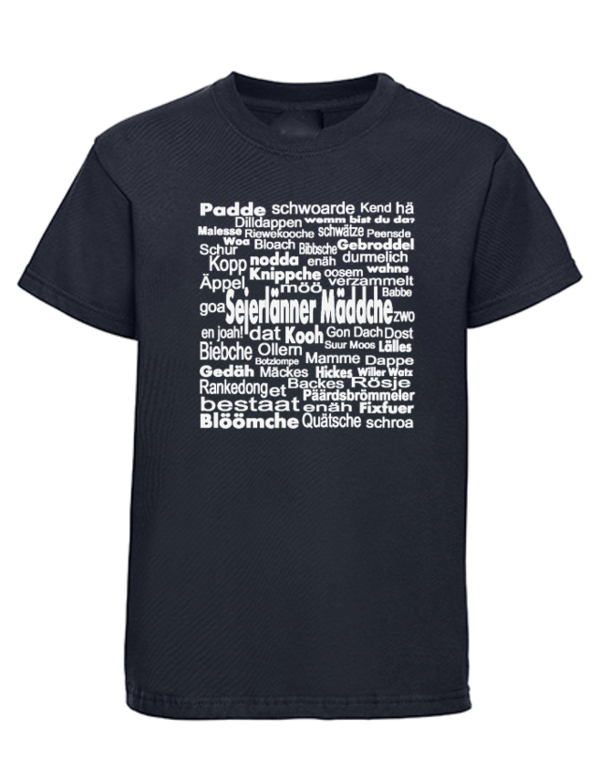 "Sejerlänner Mäddche" Kinder T-Shirt