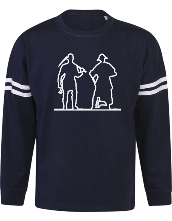 "Henner&Freider" Kinder Sweatshirt, blau/weiß